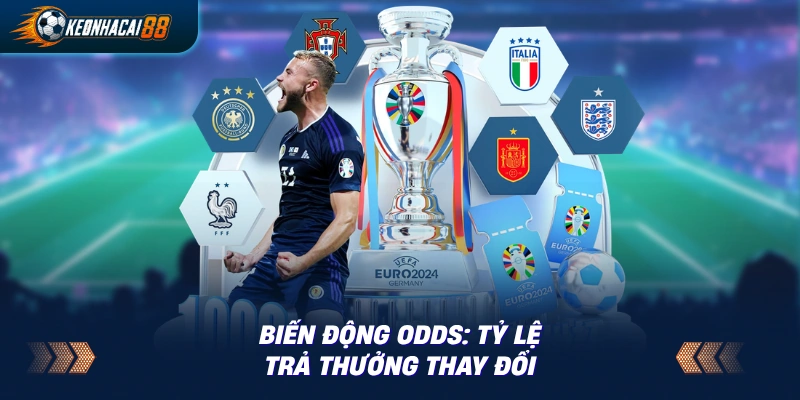 Ví dụ biến động odds với tỷ lệ trả thưởng cửa trên giảm từ 0.95 xuống 0.85
