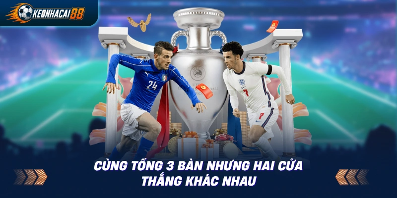 Phân biệt kèo tài xỉu O/U với kèo chẵn lẻ Odd/Even qua ví dụ tỷ số 2-1